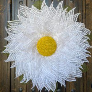 Daisy Wreath, White Flower Wreath